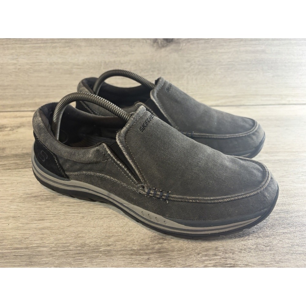 Men's SKECHERS Relaxed Fit Creston Moseco Slip on Size 9 Sneaker 64109SA Gray